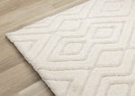Sasha Soft Diamonds Area Rug - Cream - 7' X 10'