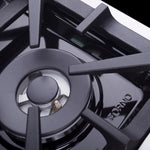 Forno Massimo 48" Stainless Steel Freestanding Double Oven Gas Range with Air Fry (6.58 Cu. Ft.) - FFSGS6239-48