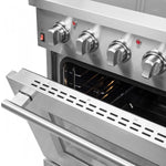 Forno Galiano 30" Stainless Steel Freestanding Electric Range With True Convection And Air Fry (4.32 Cu. Ft.) - FFSEL6083-30