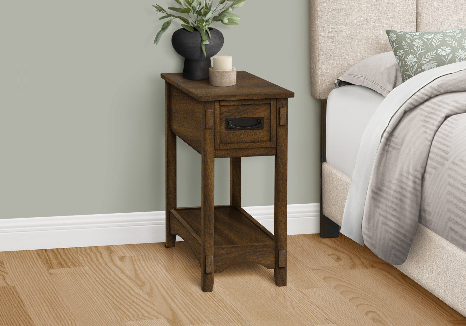 Aurea Side Table - Walnut