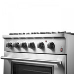 Forno Marco 30" Stainless Steel Dual Fuel Range with True Convection (4.32 Cu. Ft.) - FFSGS6197-30