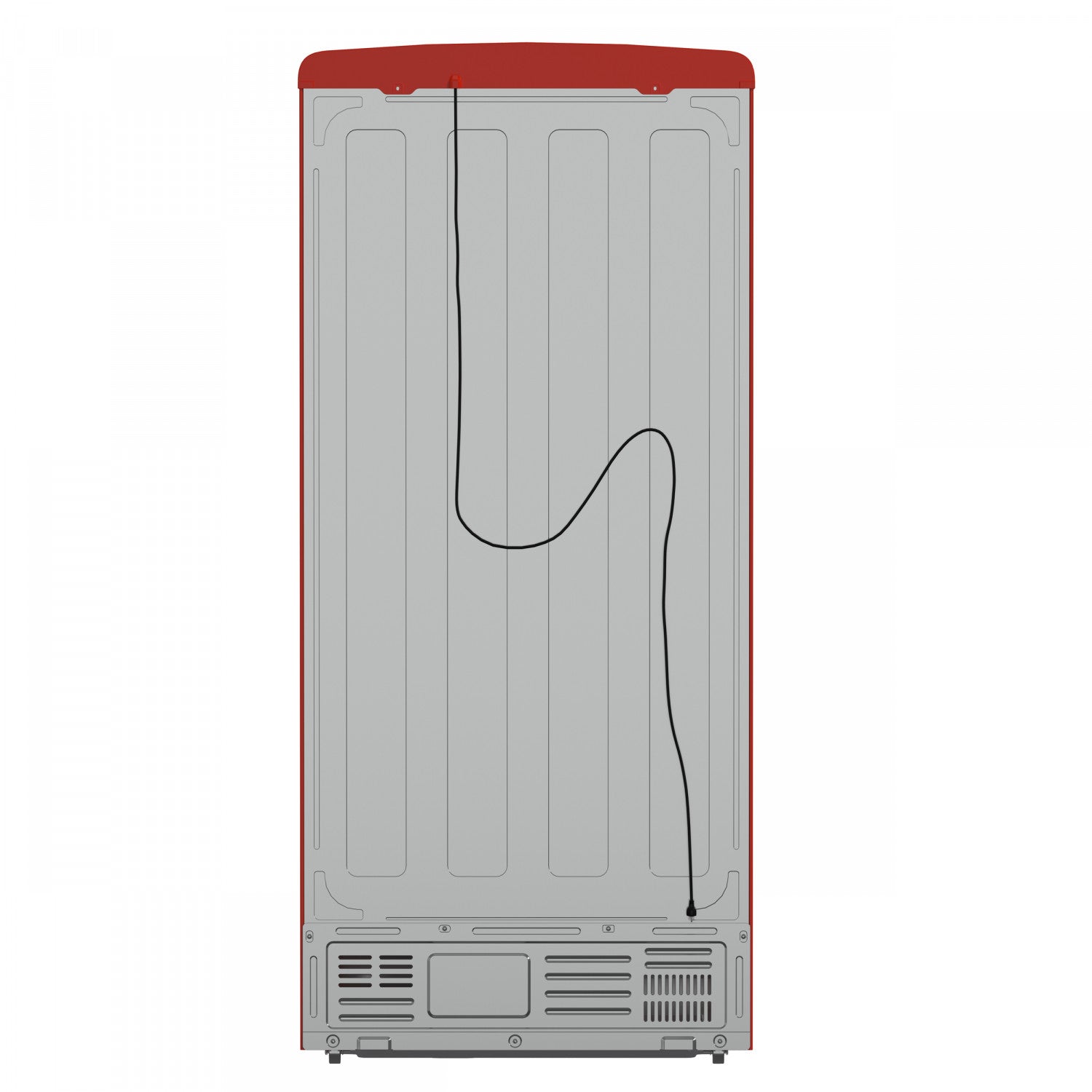 Forno Luigi 33" 18 Cu.Ft. Red French Door Refrigerator - FFFFD1791-33RED