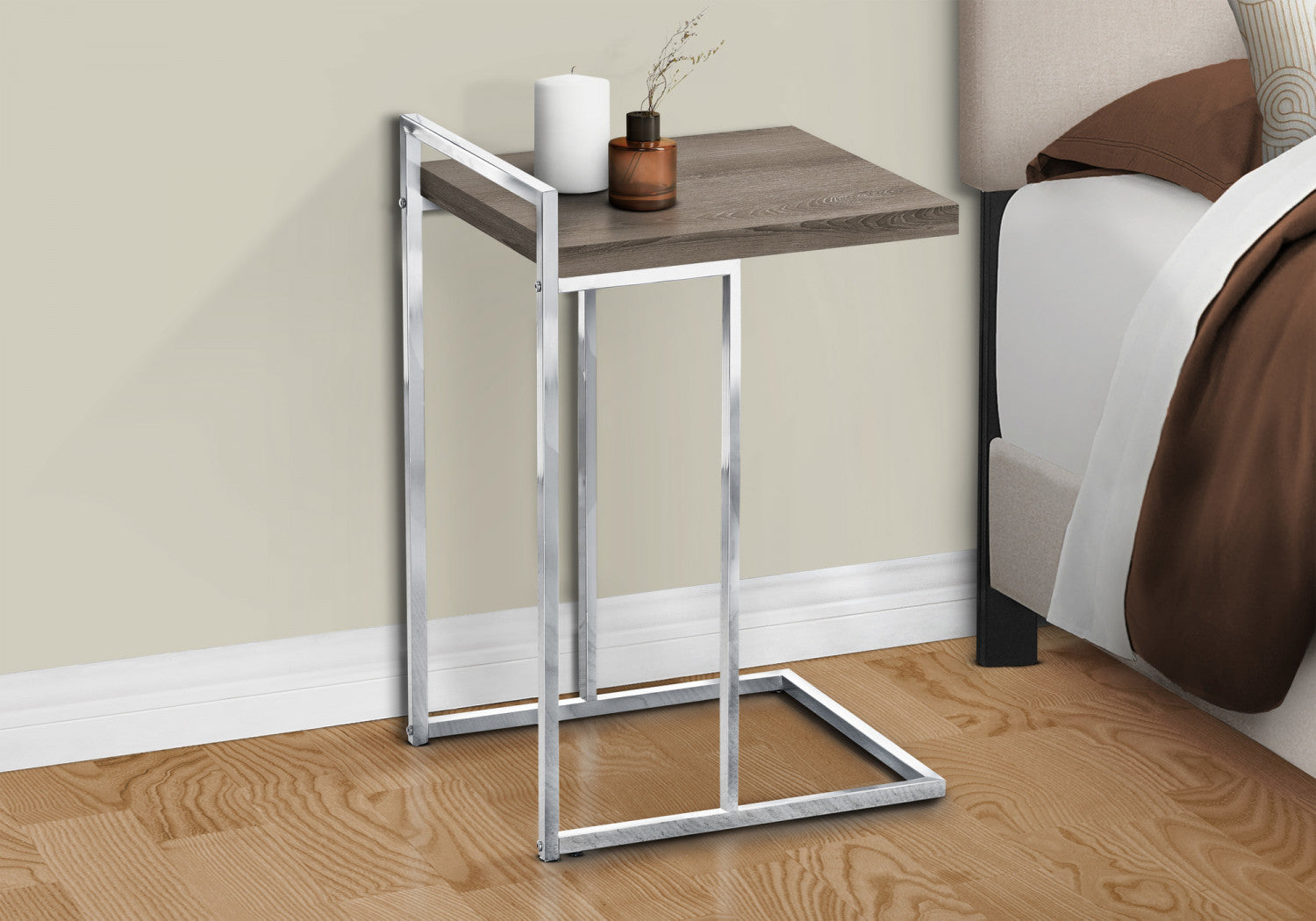 Cedar Side Table - Taupe