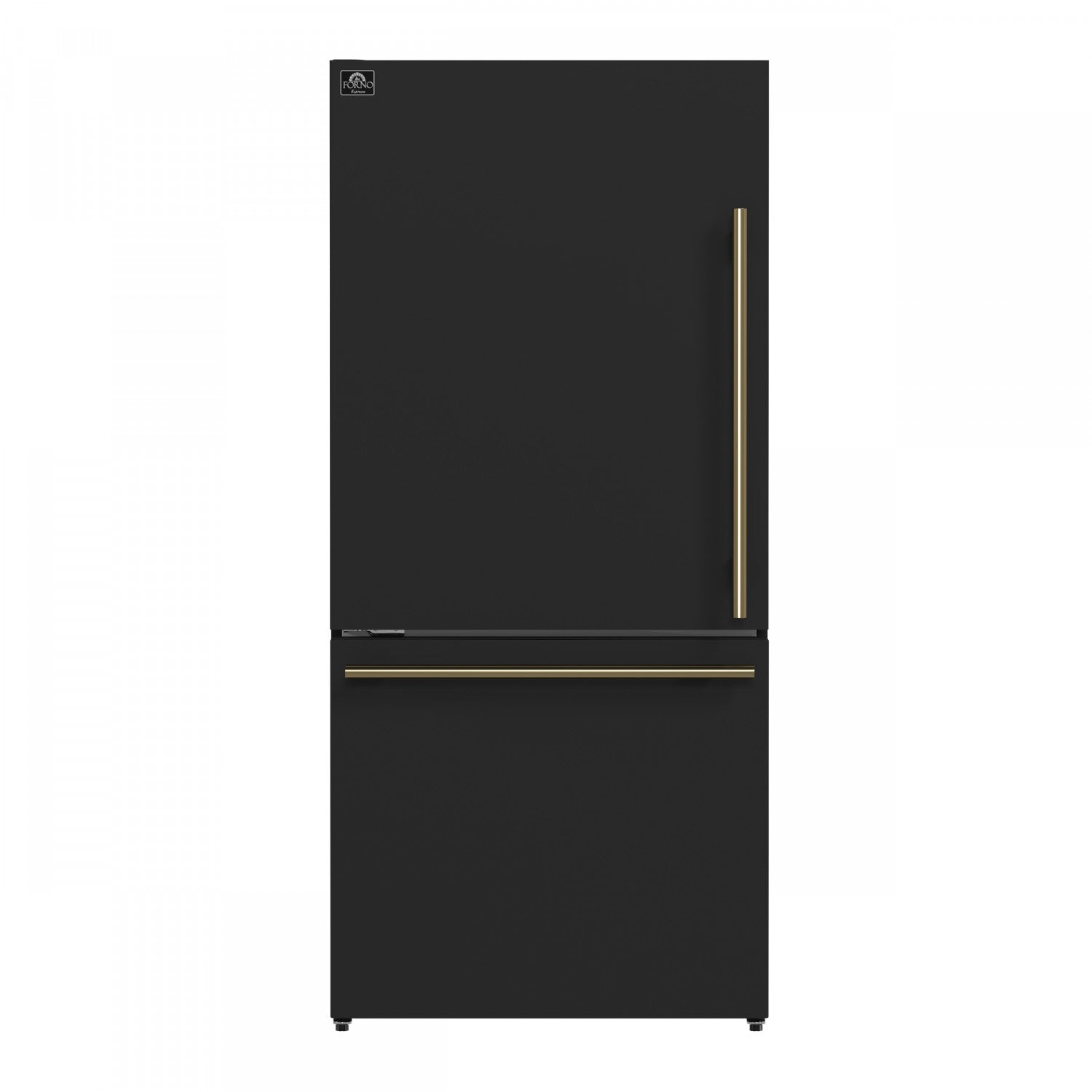 Forno Milano 62" Black 2-piece Freestanding Dual Bottom Freezer Refrigerator (34.4 Cu. Ft.) - FFFFD1787-60BLK