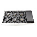 Forno Capriasca 48" Stainless Steel Freestanding Double Oven Gas Range (6.58 Cu. Ft.) - FFSGS6260-48