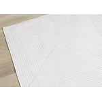 Hillary Neutral Diamonds Area Rug - Cream - 7' X 10'