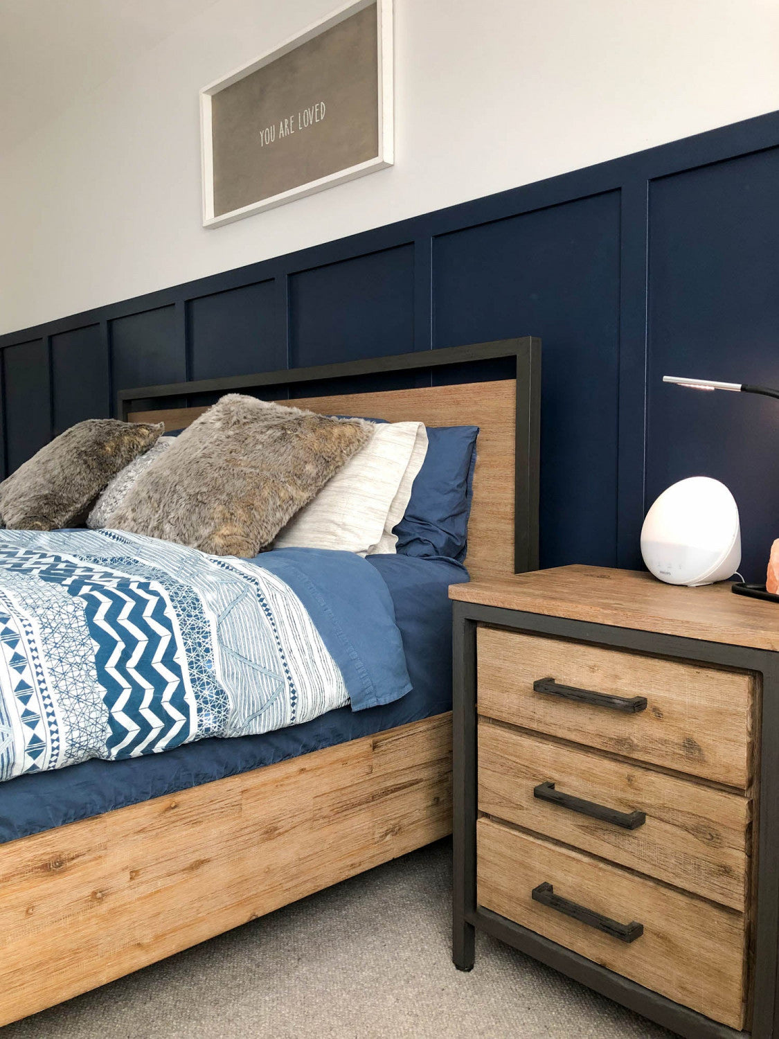 Liora Nightstand - Greige