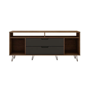 Nuuk TV Stand - Nature/Textured Grey