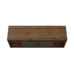 Nuuk TV Stand - Nature/Textured Grey