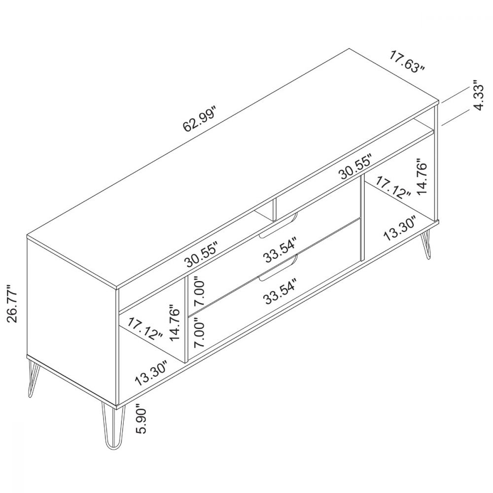 Nuuk TV Stand - Off White