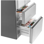 Haier Fingerprint Resistant Stainless Steel 4-Door French-Door Refrigerator (14.5 cu ft)- QJS15HYRFS