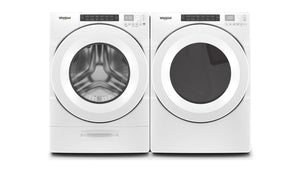 Whirlpool White Front-Load Washer (5.0 cu. ft.) & Electric Dryer 7.4 cu. ft.) - WFW560CHW/YWED560LHW