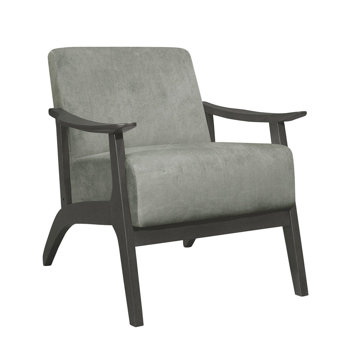 Byron Accent Chair Grey Leon's