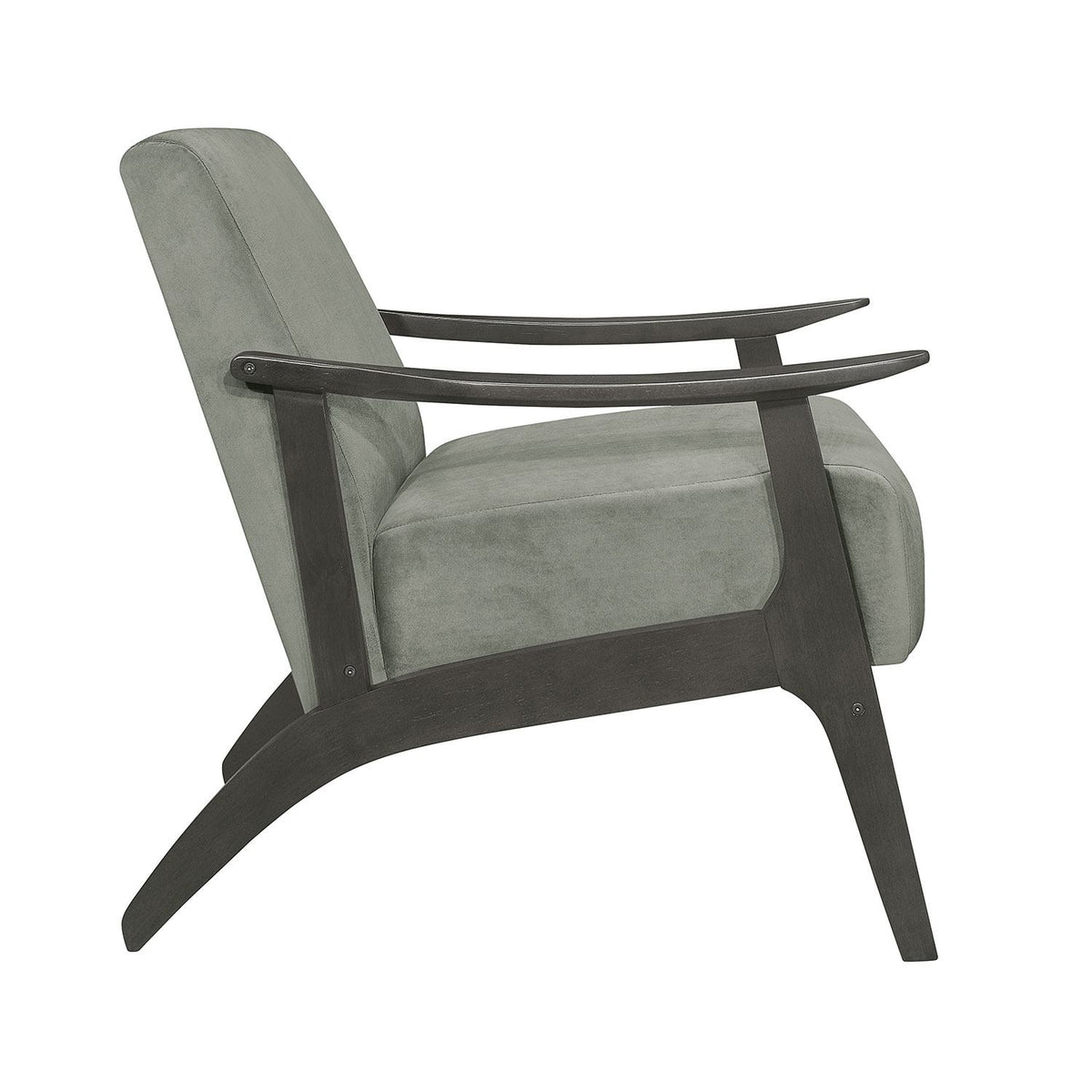 Byron Accent Chair Grey Leon's