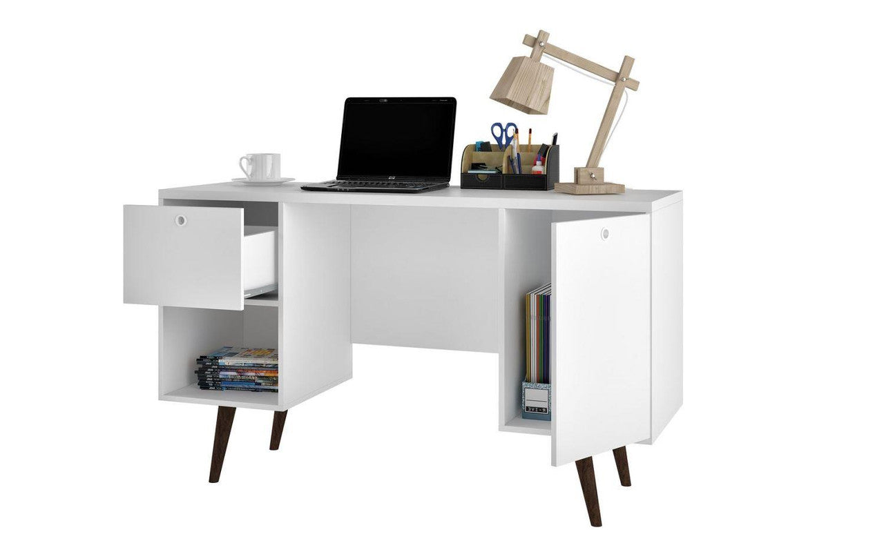 Stobi Office Desk - White