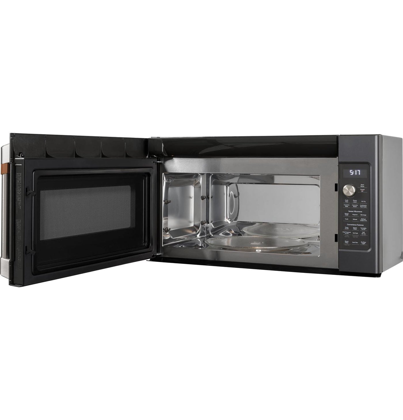 Café Matte Black Convection Over-The-Range Microwave (1.7 Cu Ft)- CVM517P3RD1