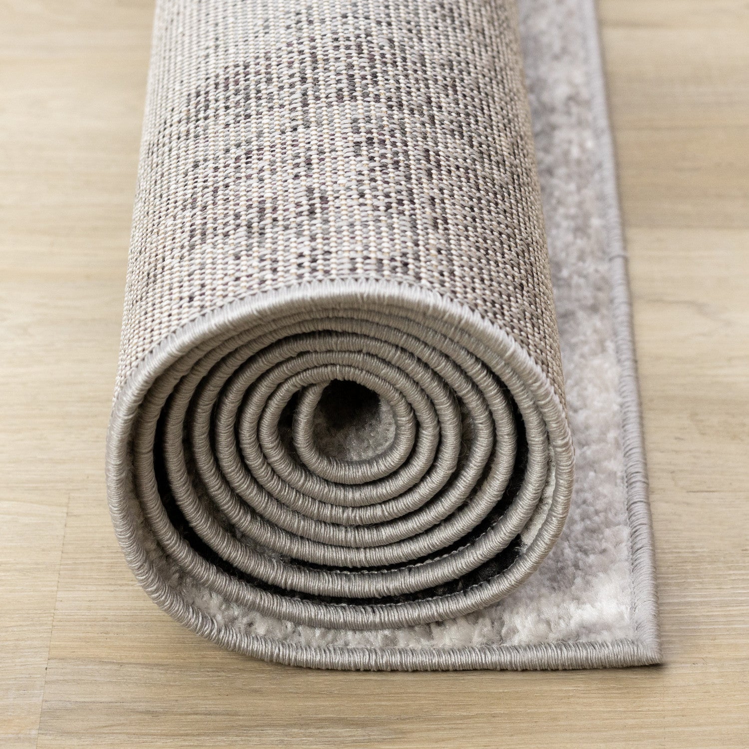 Elise Modern Geometric Area Rug - Grey Black White - 5' X 8'