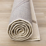 Palace Modern Curves Area Rug - Cream Taupe - 8' X 11'