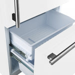 Forno Milano 31" White Bottom Freezer Refrigerator with Right Swing Door (17.2 Cu. Ft.) - FFFFD1785-31WHT