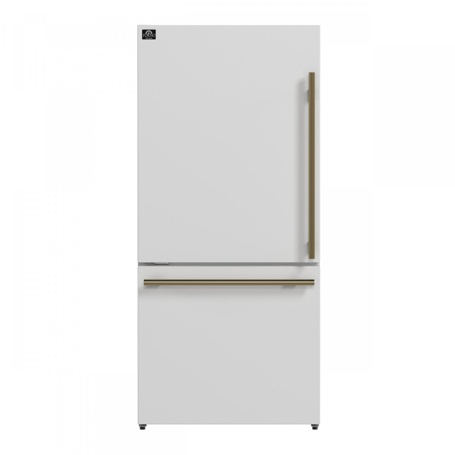 Forno Milano 62" White 2-piece Freestanding Dual Bottom Freezer Refrigerator (34.4 Cu. Ft.) - FFFFD1787-60WHT