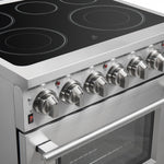 Forno Massimo 30" Stainless Steel Freestanding Electric Range With True Convection And Air Fry (4.32 Cu. Ft.) - FFSEL6020-30