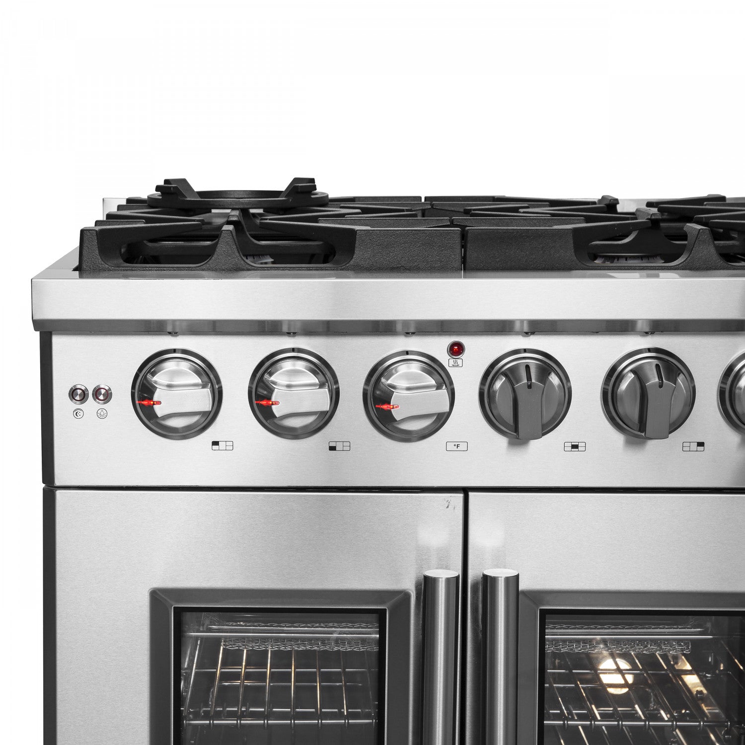 Forno Massimo 30" Stainless Steel French Door Freestanding Gas Range (4.32 Cu. Ft.) - FFSGS6439-30