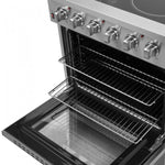 Forno Galiano 30" Stainless Steel Freestanding Electric Range With True Convection And Air Fry (4.32 Cu. Ft.) - FFSEL6083-30