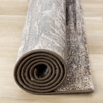 Allure Modern Dark Area Rug - Black Brown - 5' X 8'