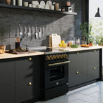 Forno Paolo Black Freestanding Electric Range With True Convection (4.38 Cu. Ft.) - FFSEL6011-30BLK