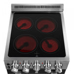 Forno Galiano 36" Stainless Steel French Door Electric Range with True Convection and Air Fry (5.36 Cu. Ft.) - FFSEL6917-36