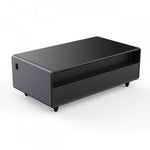 Forno Tavolo Smart Coffee Table With Dual Refrigerator Drawers - Black - FCTFR7006-51BLK