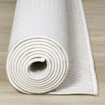 Hillary Neutral Diamonds Area Rug - Cream - 7' X 10'