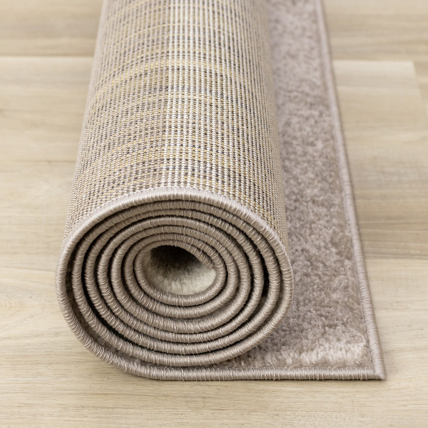 Maui Contemporary Geometric Area Rug - 5' X 8' - Cream/Green