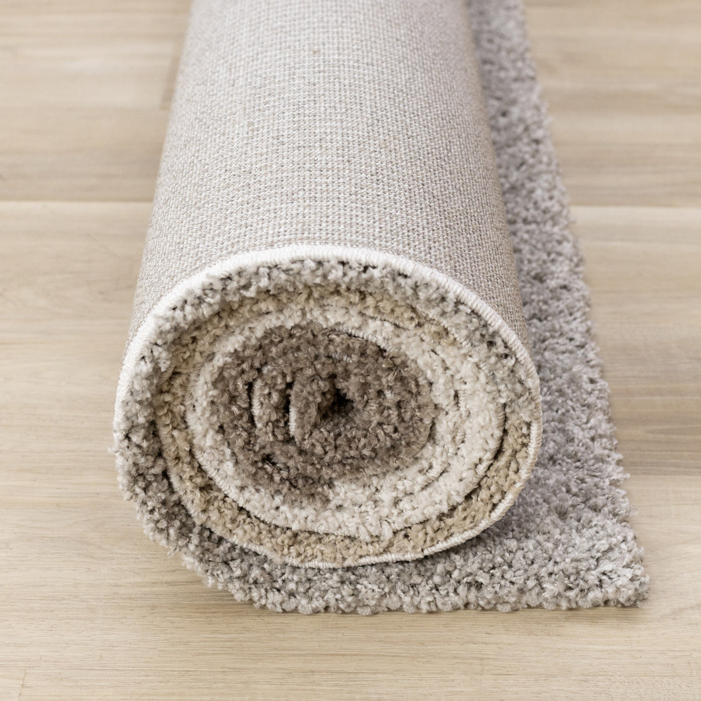 Misha Soft Modern Area Rug - Grey Taupe - 5' X 8'