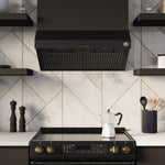 Forno Bari Black 30" 400 CFM Under Cabinet Range Hood - FRHUC5255-30BLK