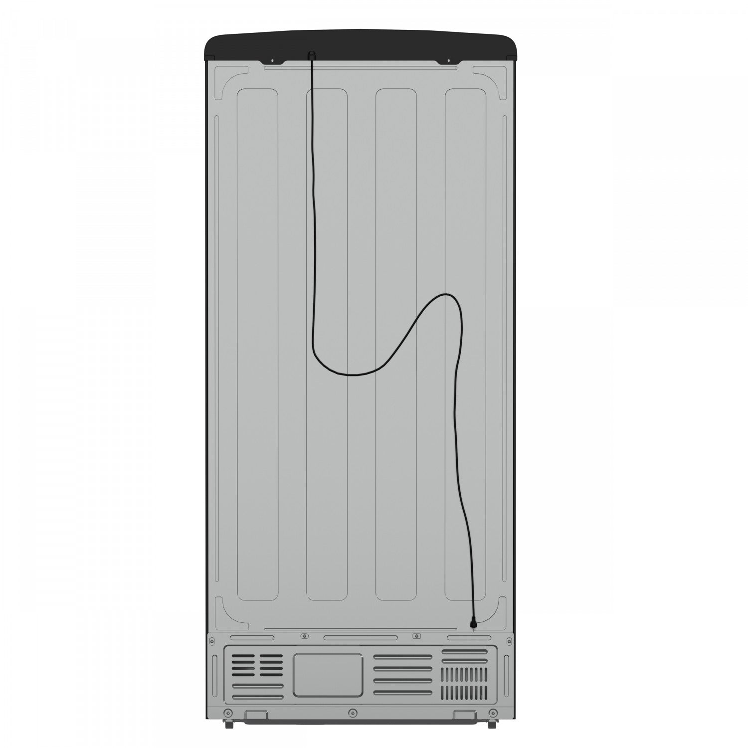 Forno Luigi 33" 18 Cu.Ft. Black French Door Refrigerator - FFFFD1791-33BLK