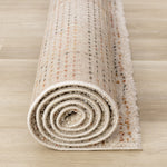 Halle Casual Contemporary Abstract Area Rug - Cream Terra - 5' X 8'