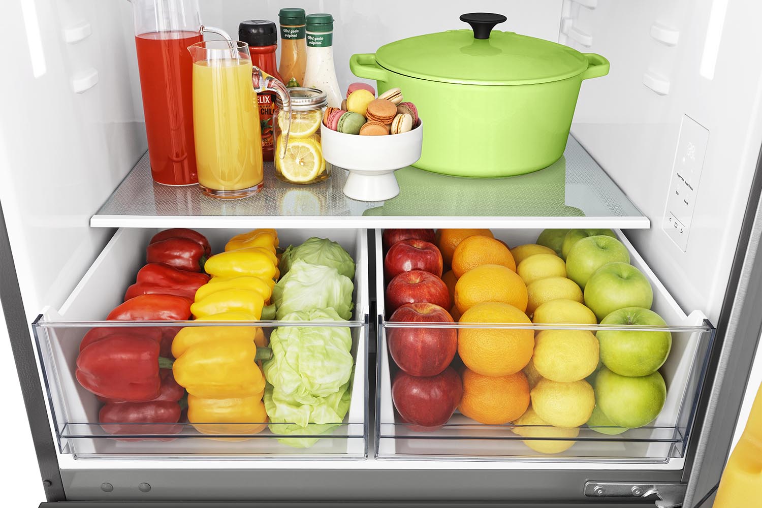 Hisense 31.5" 22.3 Cu. Ft. Stainless Steel Bottom-Freezer Refrigerator - RB22A2FSE