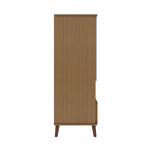 Applesham Display Cabinet - Off White/Maple Cream