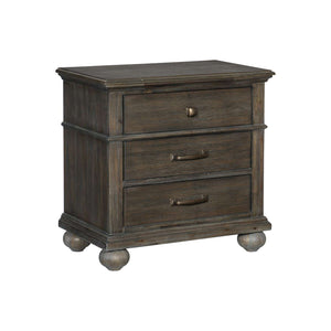 Motsinger Night Table - Rustic Brown