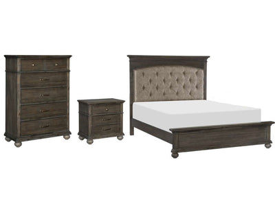 Motsinger 5-Piece King Bedroom Package - Rustic Brown