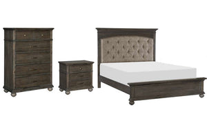 Motsinger 5-Piece King Bedroom Package - Rustic Brown