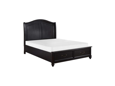 Herman 3-Piece King Storage Bed - Charcoal Brown