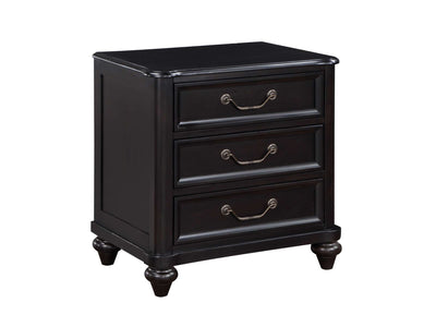 Herman Night Table - Charcoal Brown