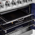 Forno Massimo 30" Stainless Steel French Door Freestanding Gas Range (4.32 Cu. Ft.) - FFSGS6439-30