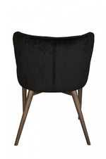 Lunvik Dining Chair - Black Velvet - Set of Two