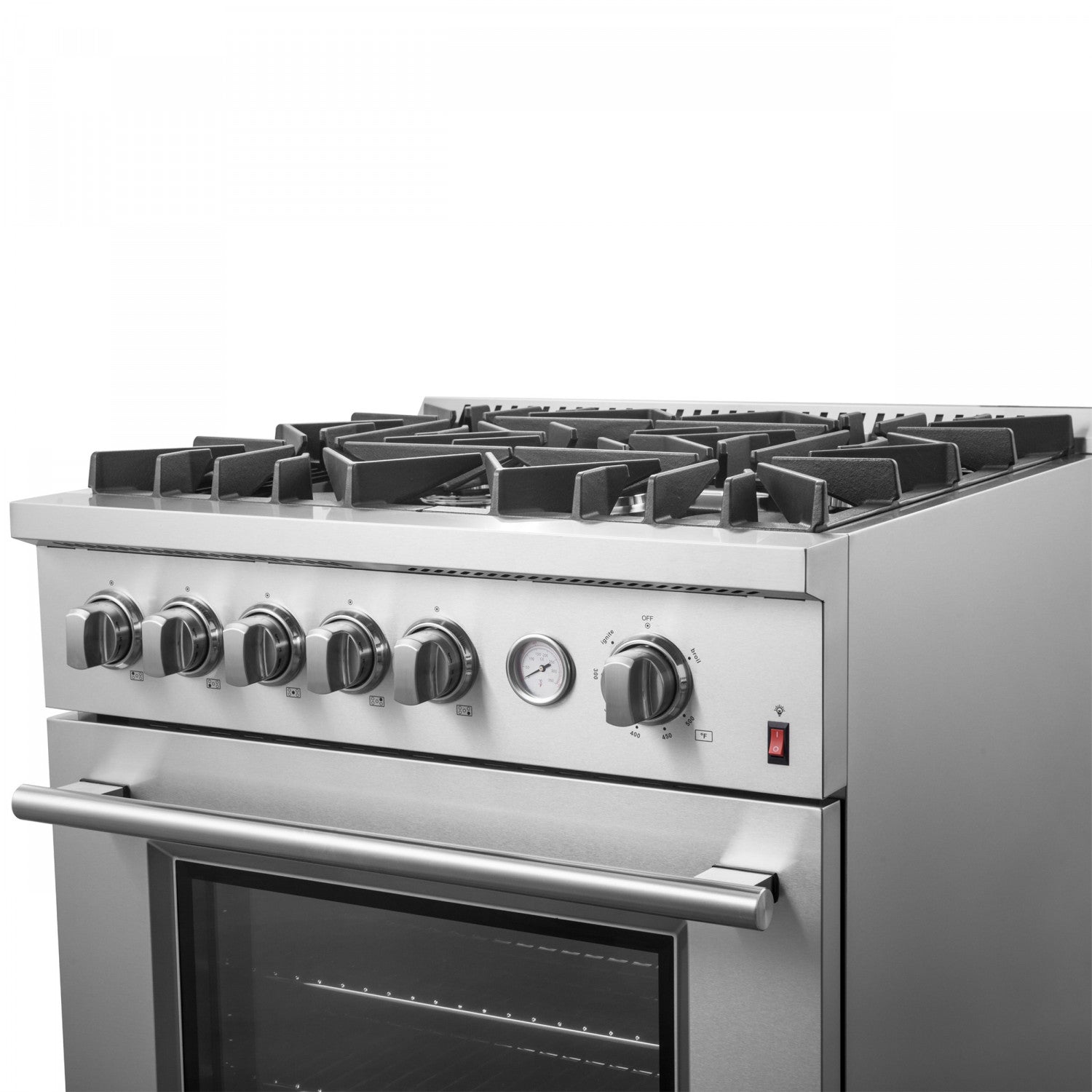 Forno Giovanni 30" Stainless Steel Freestanding Gas Range (4.32 Cu. Ft.) - FFSGS6274-30