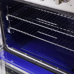 Forno Massimo 60" Stainless Steel Freestanding Dual Fuel Double Oven Range with True Convection and Air Fry (8.64 Cu. Ft.) - FFSGS6125-60