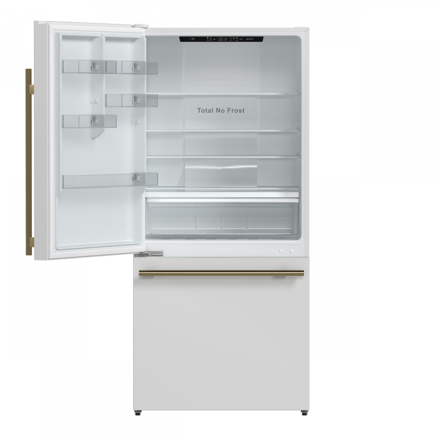 Forno Milano 62" White 2-piece Freestanding Dual Bottom Freezer Refrigerator (34.4 Cu. Ft.) - FFFFD1787-60WHT