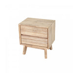 Abenra 2 Drawer Night Table - Light Driftwood